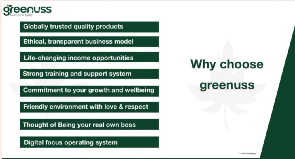 Why Choose Greenuss Wellness - नेटवर्क मार्केटिंग कंपनी के फायदे, ग्लोबली ट्रस्टेड प्रोडक्ट्स और इनकम ऑपर्च्युनिटी